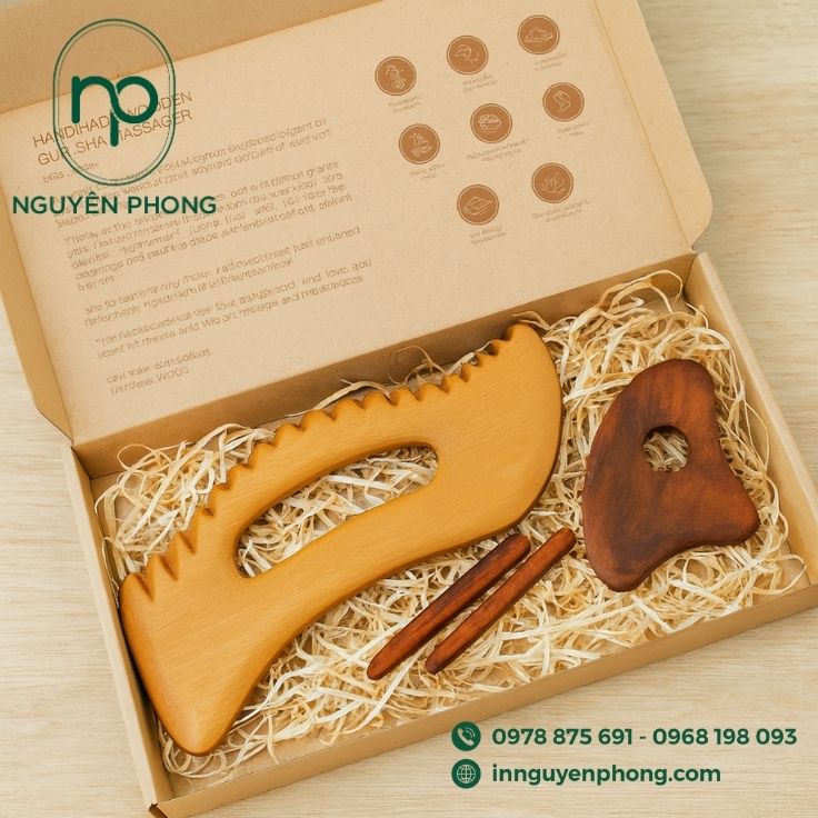 In hộp đựng dụng cụ đánh cảm đơn giản 